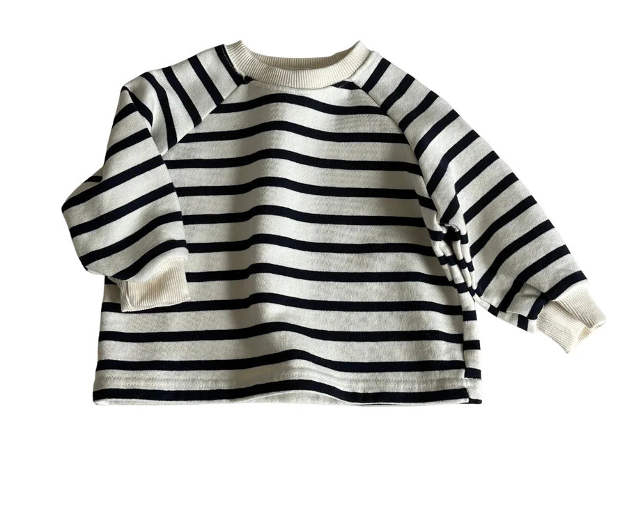 COTTON SWEATSHIRT - BRETON STRIPE