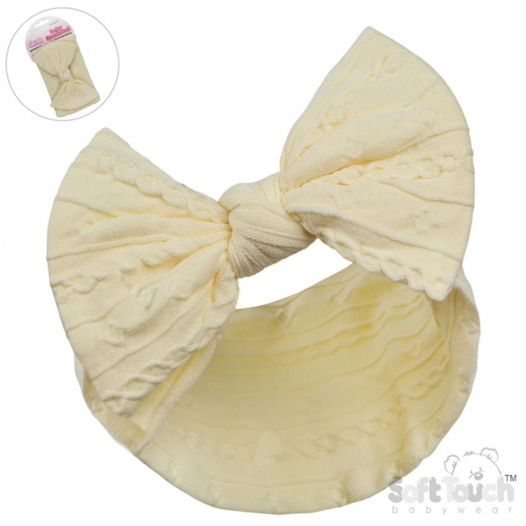 Lemon Cable Bow Headband