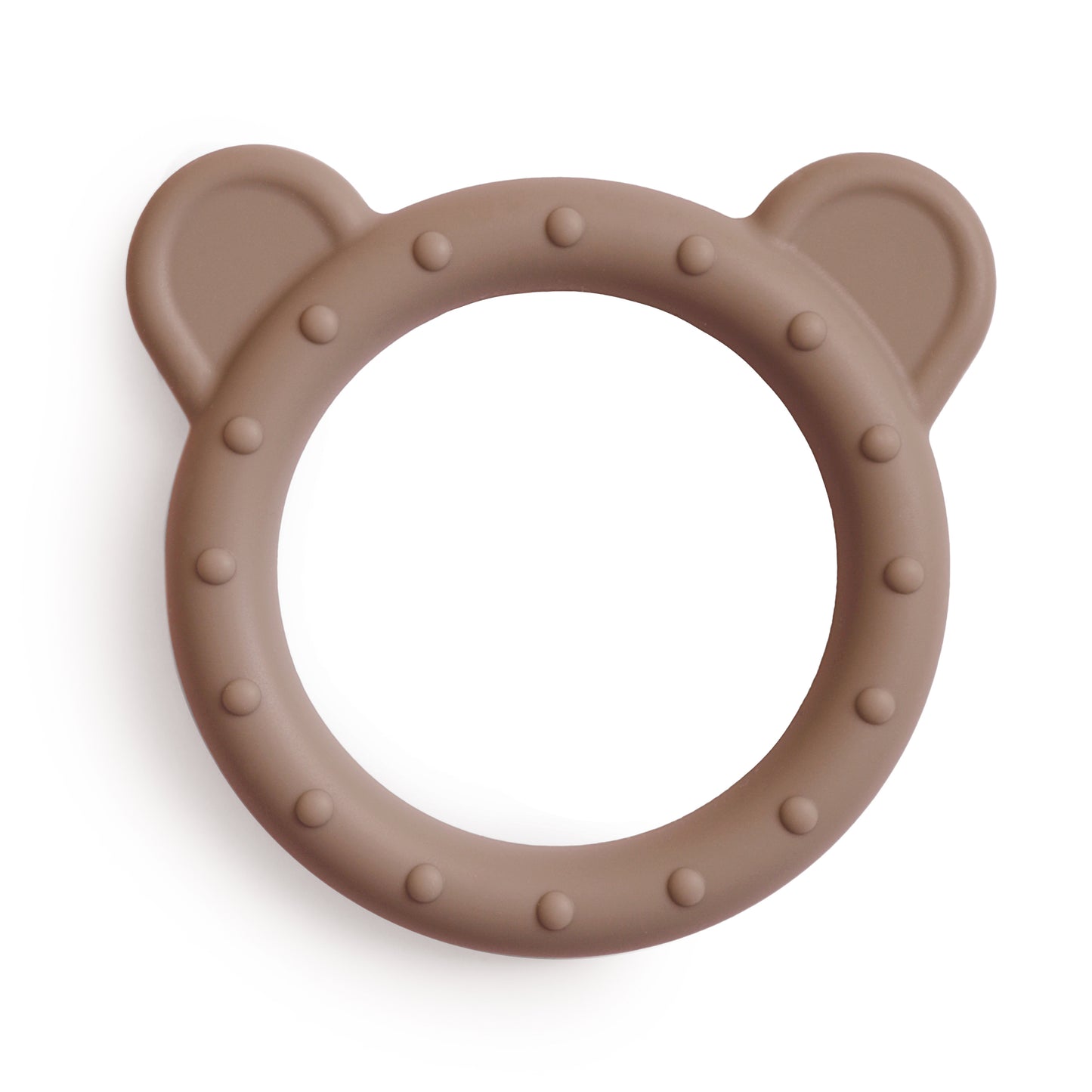 Mushie Teether Bear Natural