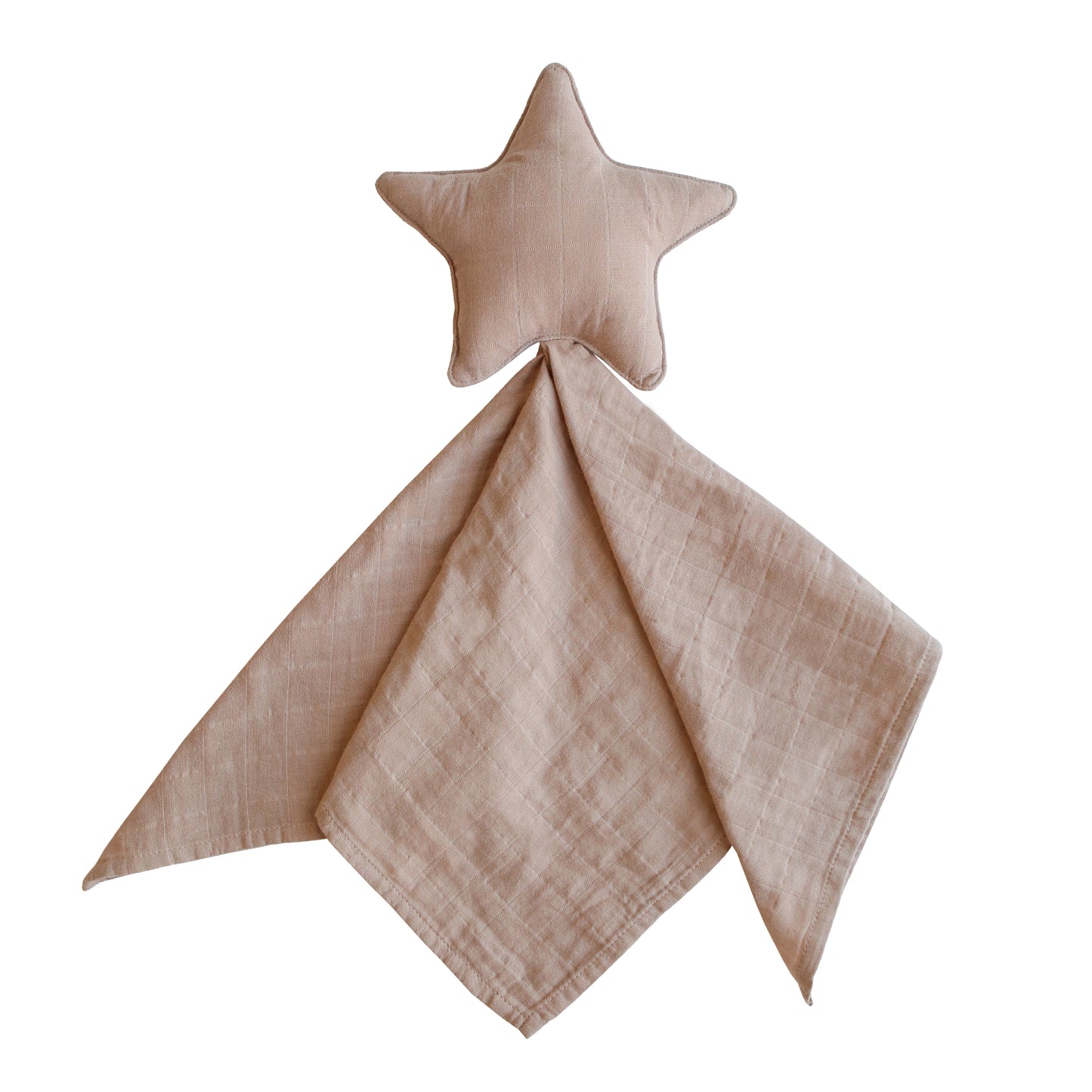 Mushie Lovey Blanket Star Natural